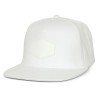 White Logo Patch Flat Peak Caps